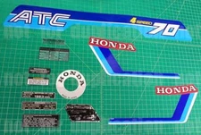 1983 83' ATC 70 12pc Graphics decals stickers trike 3 wheeler adhesives labels