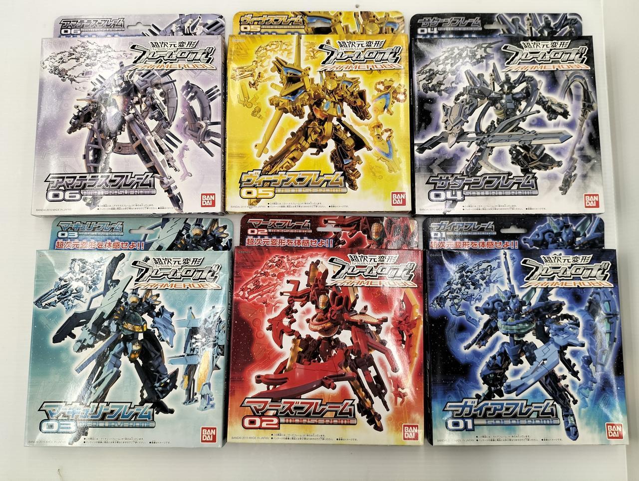 Super Dimension Transforming Frame Robo 01 06 Set BANDAI #3 1001 | eBay