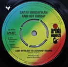 Sarah Brightman–Lost My Heart To Starship Trooper 7" Vinyl Single 1978 AHA527 UK