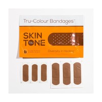 Tru-colour Bandages Skin Tone Flexible Fabric Bandages (orange Bag) 1 Pack Tru-colour Bandages Skin Tone Flexible Fabric Bandages (orange Bag) 1 Pack