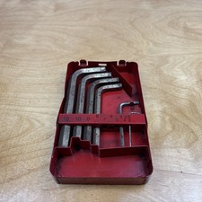 Snap On Allen Wrench Metric Incomplete Set 2-12mm