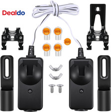 Garage Door Sensor Beam Eyes with Bracket  Cover, Garage Door Safety Sensor Rep