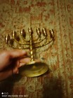Solid Brass Judaica Menorah 7-Cup Candelabra Candle Holder for Judaism — photo 3