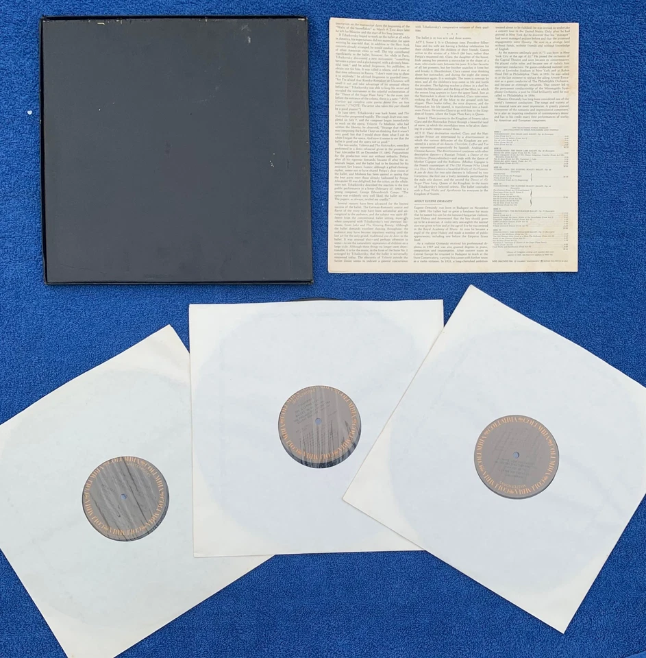 Tchaikovsky The Nutcracker Swan Lake Sleeping Beauty Vinyl 3LP Box Set Near Mint Foto 2 de 2