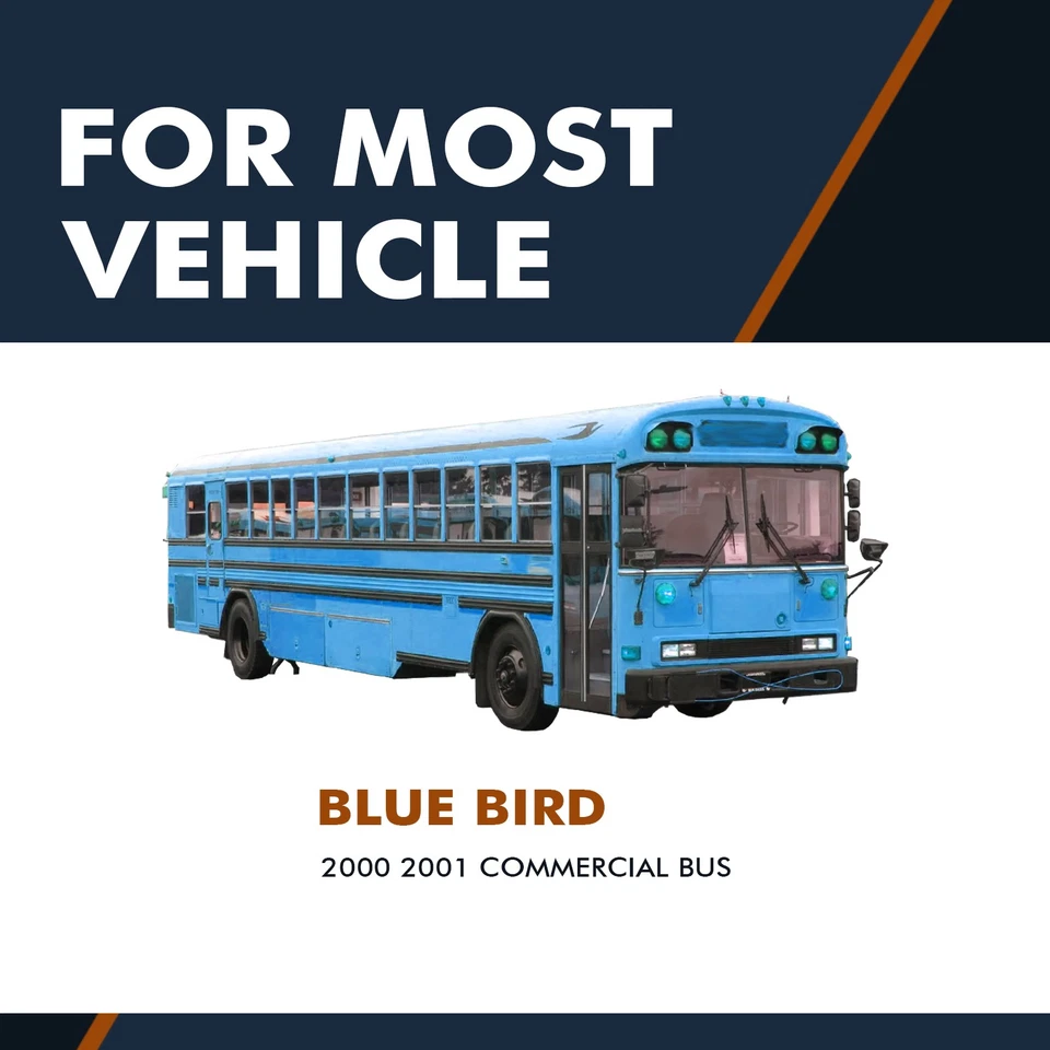 Par de 2 amortiguadores traseros para autobús comercial Blue Bird 1992-2007 OEM # 1316546 Foto 2 de 3