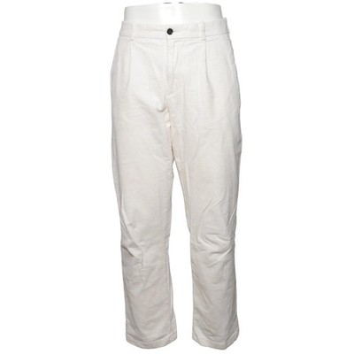 H&M, Cordhose, Größe: 34, REGULAR FIT, Beige, Baumwolle/Elasthan/Polyester #2Oa