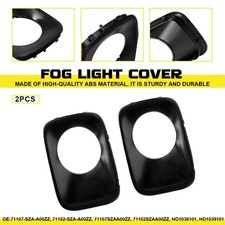 2x Fog Light Fog Lamp Cover Bezel Trim Black For Honda Pilot 2009 2010 2011 Eoa 2x Fog Light Fog Lamp Cover Bezel Trim Black For Honda Pilot 2009 2010 2011 Eoa