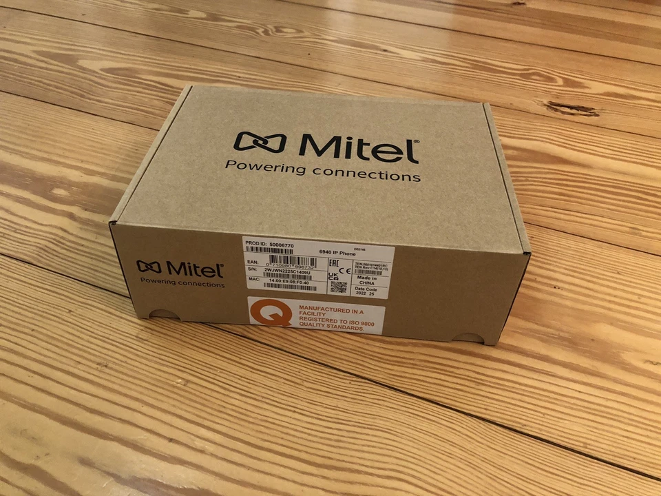 Mitel MiVoice 6940 Gigabit IP Phone 7" Touch Display 50006770 Office Telephone - Image 1 of 1
