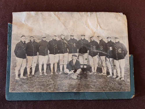 ANTIQUE 1914 or 1915 Baseball team photo BROADDUS