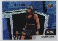 2022 Upper Deck Allure AEW Horizontal Blue 22/35 Kris Statlander #113 2y5