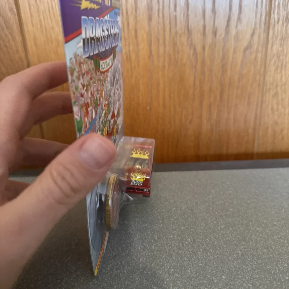 Coche divertido Holiday 1996 Johnny Lightning Dragsters NITRO SANTA NHRA 1 de 15000 Foto 4 de 4