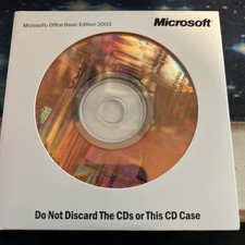 Microsoft Office Basic Edition 2003 Full Version OEM for Windows W Key