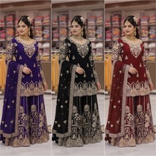 Pakistani Salwar Kameez Readymade Suit Wedding Party Bollywood Dress Women