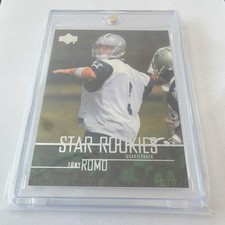 Upper Deck 2003 Star Rookies Tony Romo Dallas Cowboys #256 Rookie Card. rookie card picture
