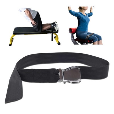 Nordic Hamstring Curl Strap with Quick-Release Buckle Leg Gym Seatbelt   Adjusta