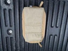 Defense Mechanisms Zippered Full Pocket Placard Expansion Pouch Coyote Brown