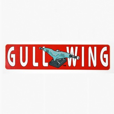Vintage 1980s XL Gullwing Trucks Skateboard Sticker 8  x 1.75  Mach V Pro III
