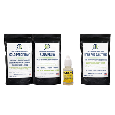 #ad Gold Recovery Refining Kit Aqua Regia Urea Sodium Metabisulfite Stannous Test $27.79