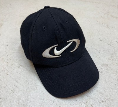 90s Y2K Vintage Nike Swoosh RARE SAMPLE Snap Back Dad Sports Cap Hat
