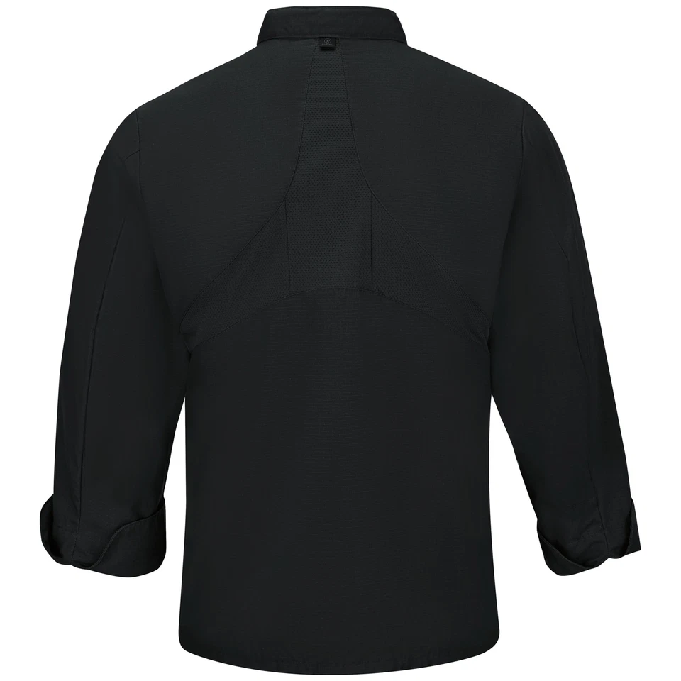 Red Kap Men's Chef Coat with OilBlok + MIMIX - Image 4 of 4