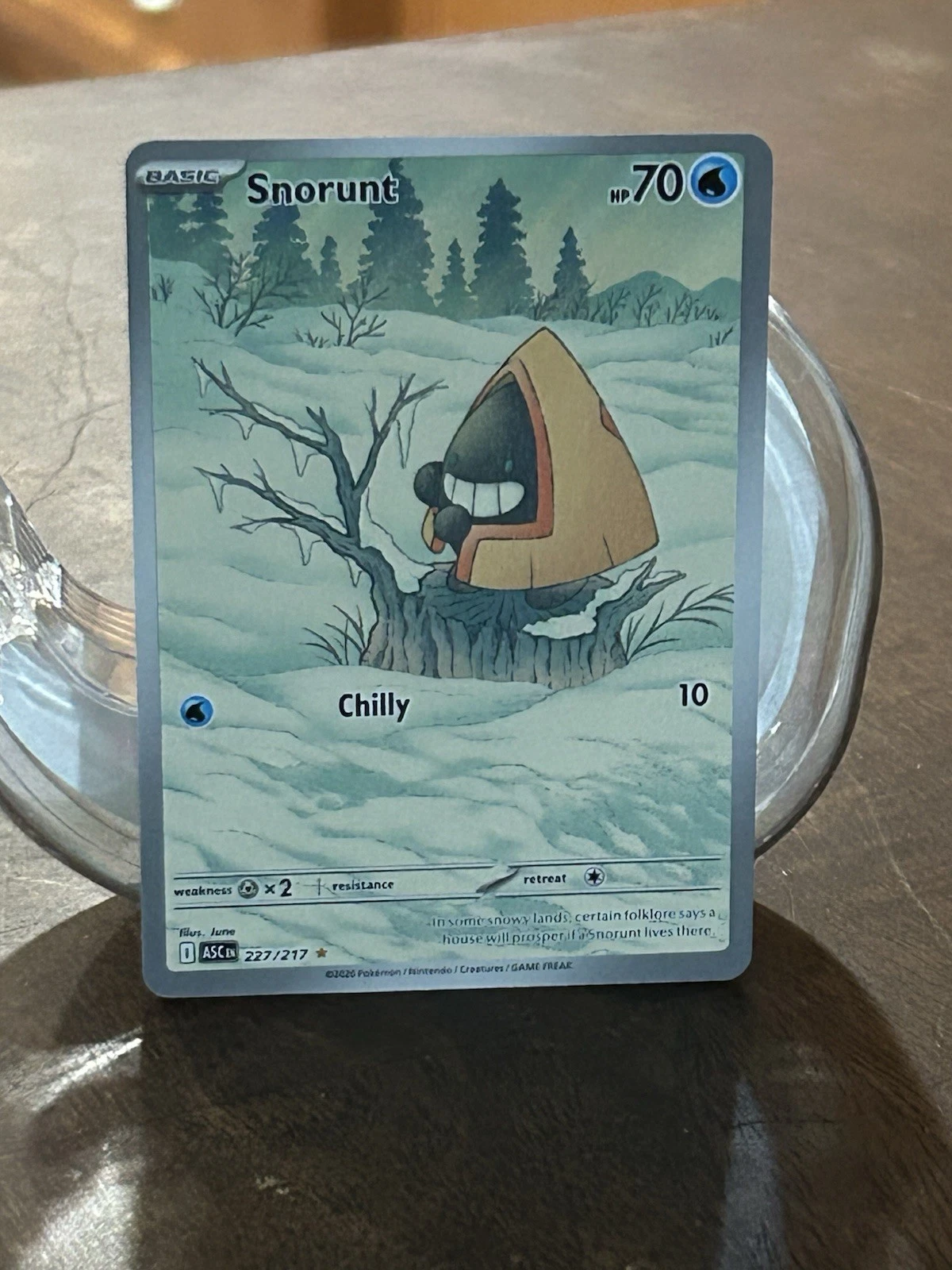 Pokémon TCG Snorunt Ascended Heroes Illustration Rare 227/217 NM
