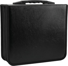 520 Slots PU Leather CD DVD Storage Case Holder Binder Portable VCD Wallet Box A
