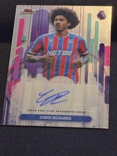 Chris Richards Auto 25-26 Topps Finest Premier League #FA-CR Palace