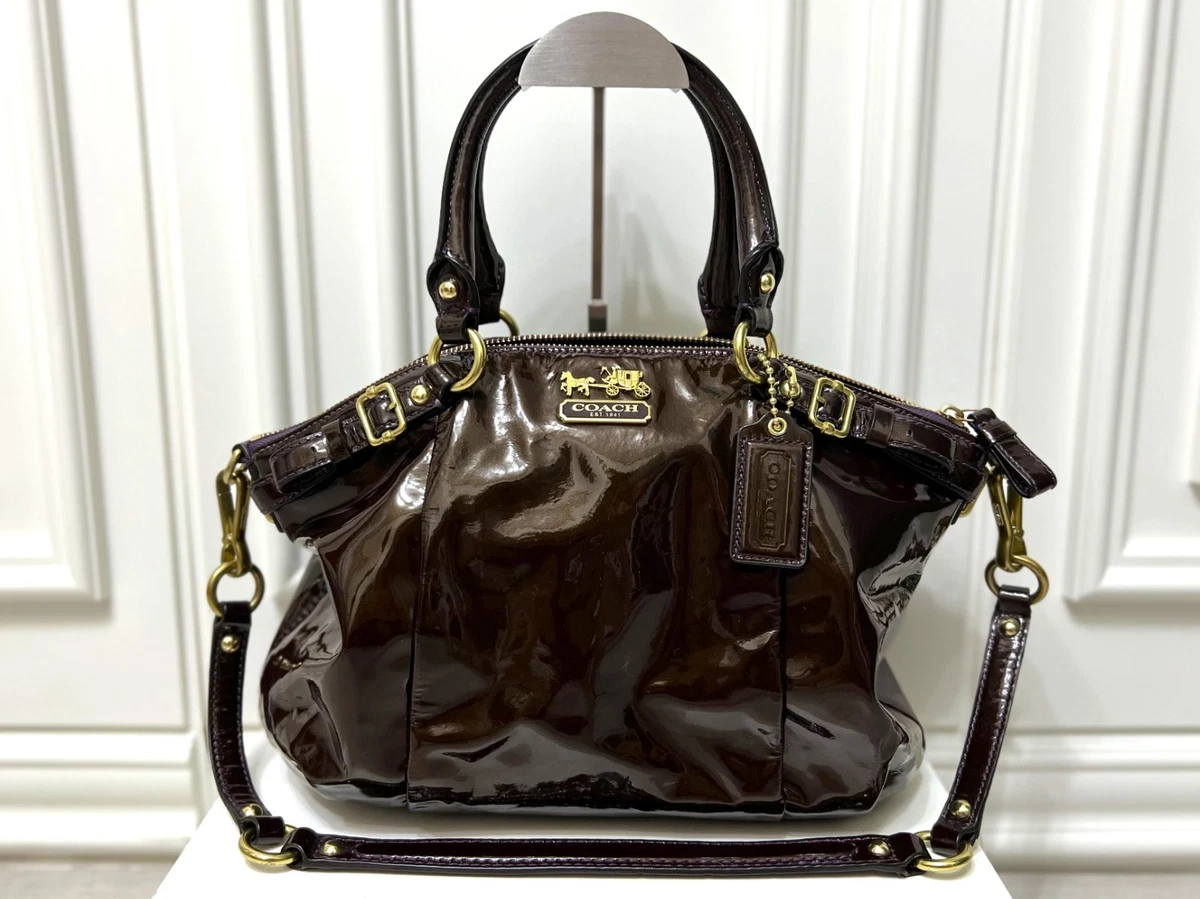 Coach Madison Patent Medium Bags & Handbags for Women for sale | eBay