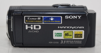 ビデオカメラ Sony Handycam HDR-CX150E Sony HDR-CX150 Handycam® (Red) High-definition camcorder with 16GB