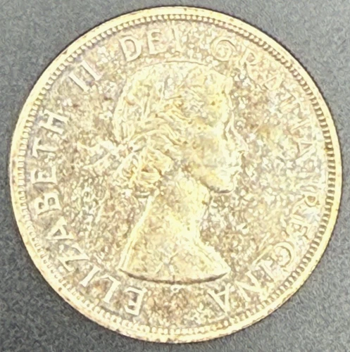 1962 CANADA w UK Queen Elizabeth II VINTAGE Voyagers Silver Dollar Coin