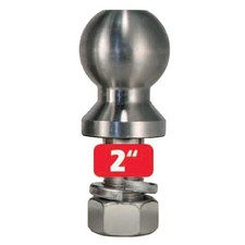 Trimax 2 Stainless Steel Trailer Hitch Tow Ball 1 Shank X 2.5 Receiver 8k Lbs