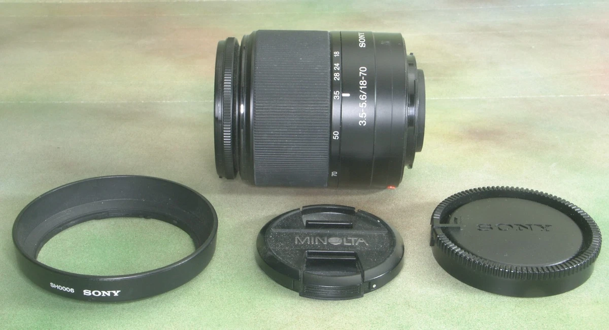 Preços baixos em Lentes de câmera Sony DT 18-70mm Focal f/3.5-5.6