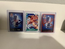 Monkey.D.Luffy PRB02-005 NM Red Bull Double Don!! With Red and Blue Don Card!