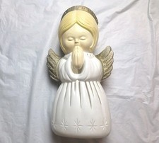 Vintage Made In USA Blow Mold Praying Angel 18" Grand Venture Christmas