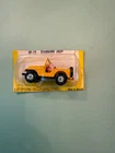 LESNEY MATCHBOX SUPERFAST NO72 STANDARD JEEP  Original blister pack top cut off