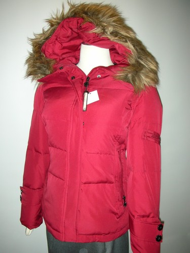 Calvin Klein ORG puffy jacket RED coat down winter puffer US XS (EU Small) new - Picture 8 of 11