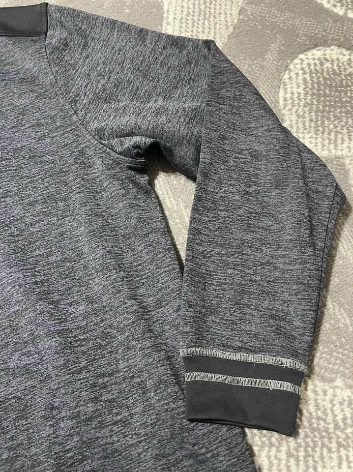 Pebble Beach мужской серый длинным рукавом V шеи размер рубашки M - Изображение 3 из 4