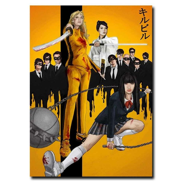 Kill Bill 1 24x34inch Movie Japanese Style Silk Poster Wall Decoration
