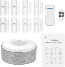 Tolviviov DIY12PCS Kit Alarm System for Home Security Wireless Home Alarm System