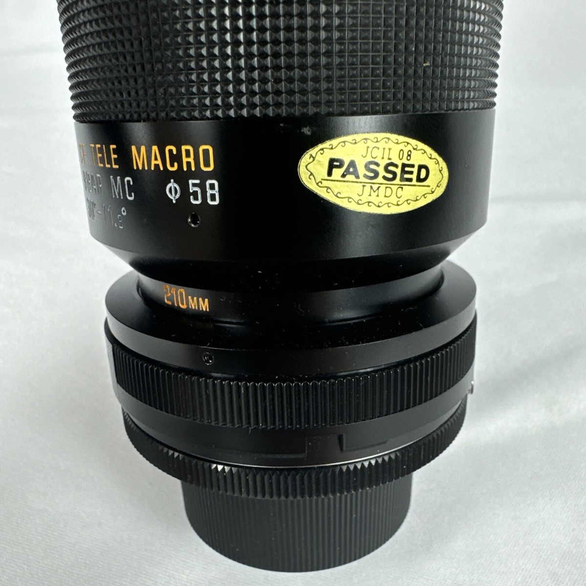 Tamron Made In Japan Lens - 1:3.8 80-210mm CF Tele Macro BBAR MC