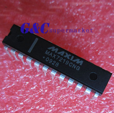 20PCS New MAXIM MAX7219CNG MAX7219 LED Display Driver IC DIP-24
