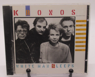 KRONOS: WHITE MAN SLEEPS MUSIC CD, 8 GREAT TRACKS, ELEKTRA/NONESUCH RECORDS