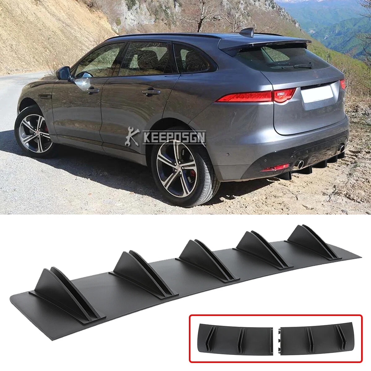 F pace rear diffuser online