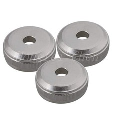 3 Pieces Silver Copper Bottom Valve Cap Suitable For Trumpet