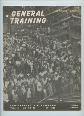 1956 Continental Air Command General Training Booklet USAF Air Force Vol II #29