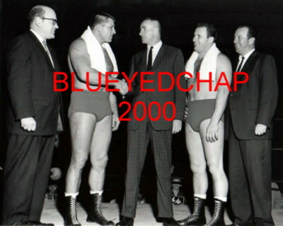 WILBUR SNYDER & NICK BOCKWINKEL WRESTLER 8 X 10 WRESTLING PHOTO NWA AWA