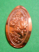 Tokyo Disneyland elongated penny JAPAN cent Pirate Treasure souvenir coin Mickey