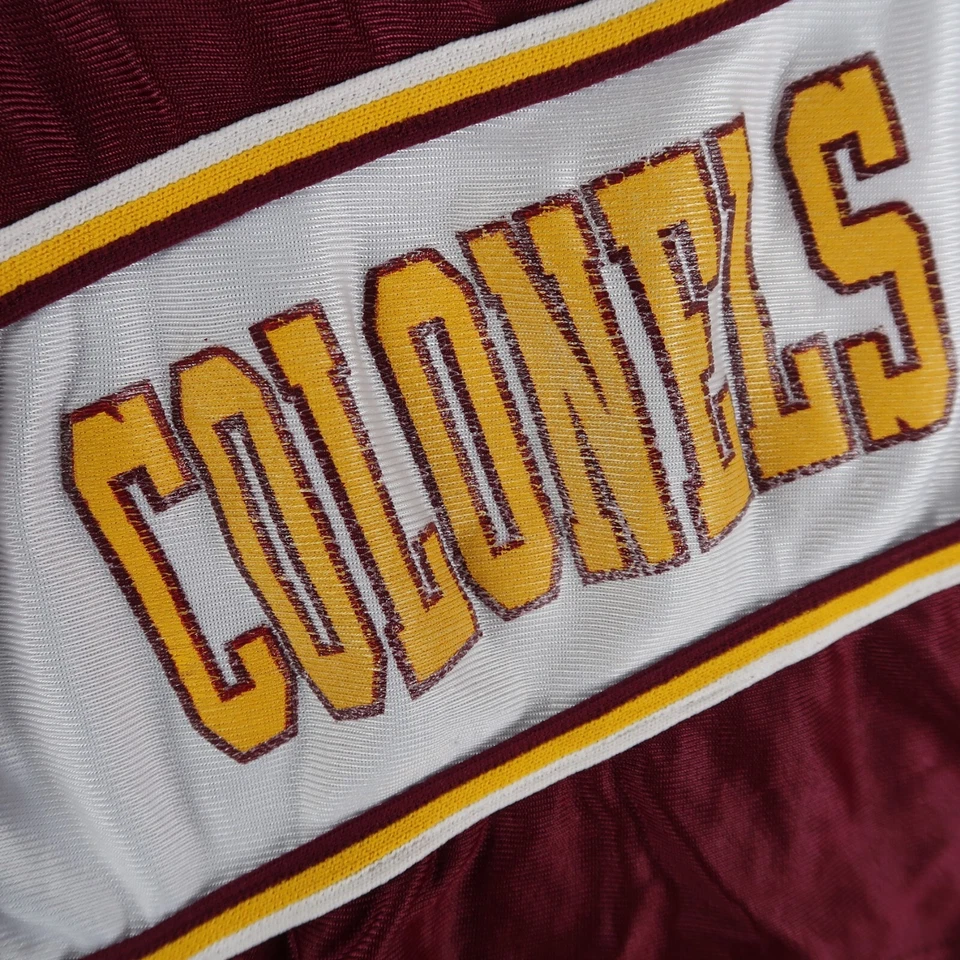 Pantalones Cortos De Baloncesto Russell Atléticos Para Hombre Talla 36 Colonels De Colección Años 80 EE. UU. Foto 4 de 4