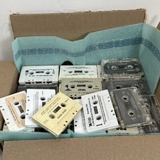Lot of 130 Mixed Music Cassette tapes with no cases Various Genre And Artists