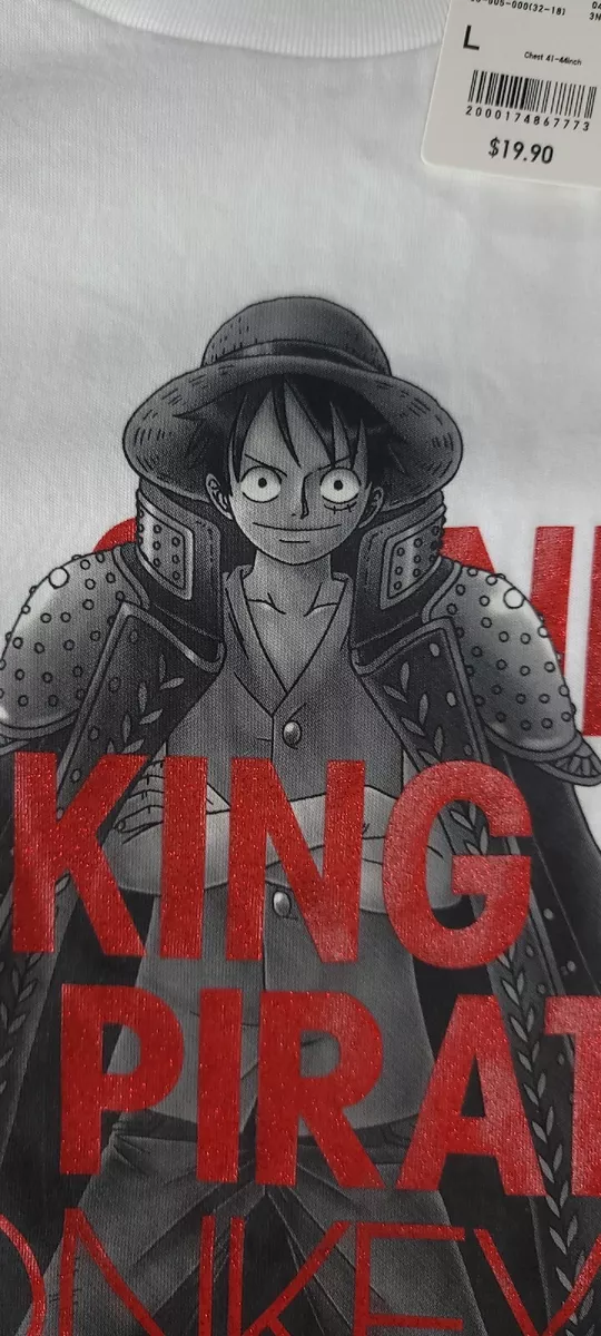 One Piece T-Shirt, One Piece Pirate Luffy Tee Shirt – T-Shirt Kingship